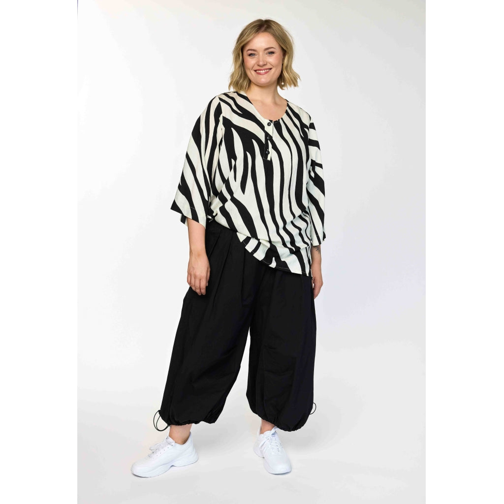 Gozzip Woman GJudy Blouse Blouse Black/Offwhite