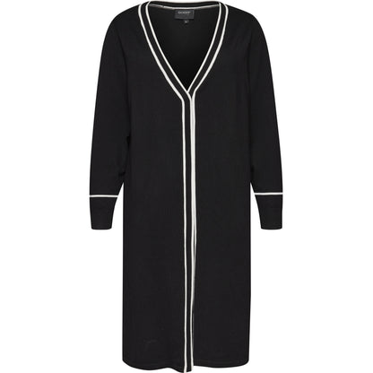 Gozzip Woman GKajsa Long Cardigan Long Cardigan Black/Offwhite