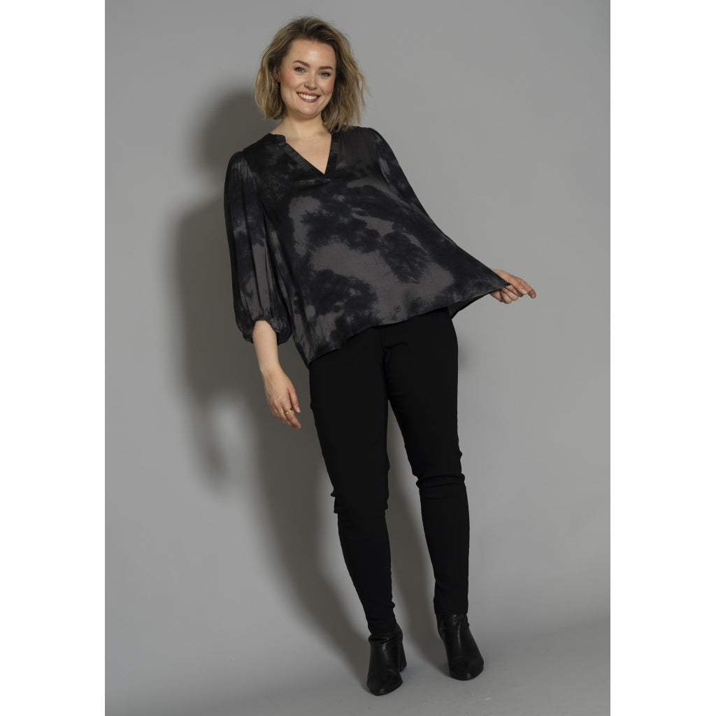 Gozzip Woman GKamille Blouse Blouse Grey/Black
