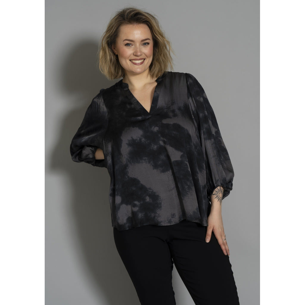 Gozzip Woman GKamille Blouse Blouse Grey/Black