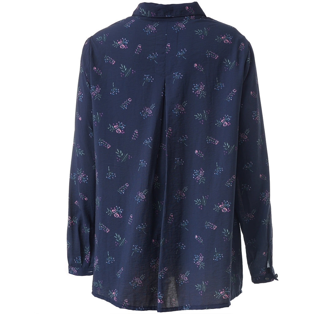 Gozzip Woman GKarina Shirt Shirt Navy Print