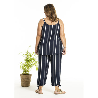 Gozzip Woman GKarla Top Top Navy stripe