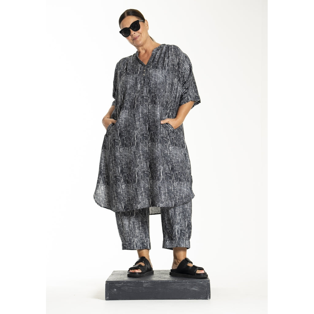 Gozzip Woman GLaila Tunic/Dress Tunic/Dress Black/White