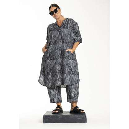 Gozzip Woman GLaila Tunic/Dress Tunic/Dress Black/White