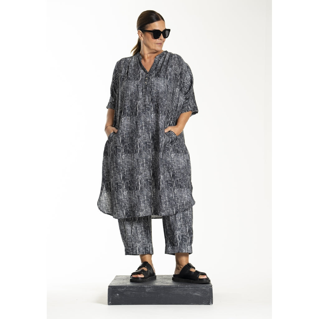 Gozzip Woman GLaila Tunic/Dress Tunic/Dress Black/White