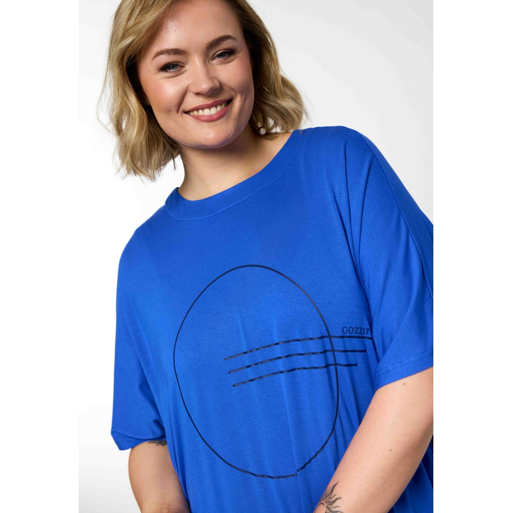 Gozzip Woman GLis Dress Dress Blue