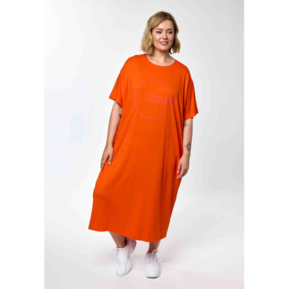 Gozzip Woman GLis Dress Dress Orange