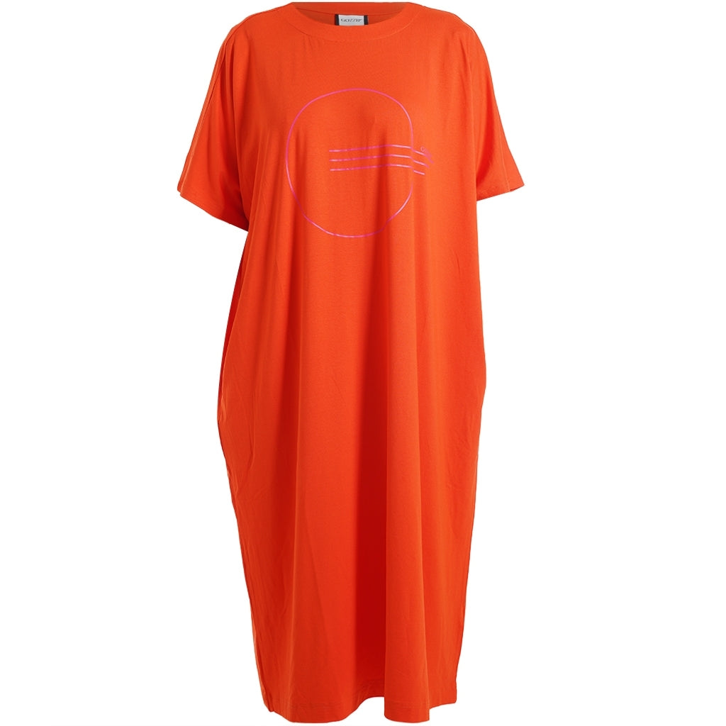Gozzip Woman GLis Dress Dress Orange