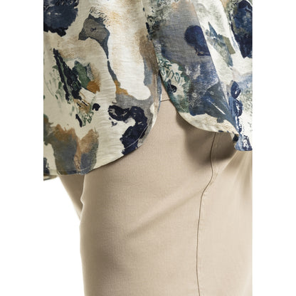 Gozzip Woman GMalina Blouse Blouse Green Print