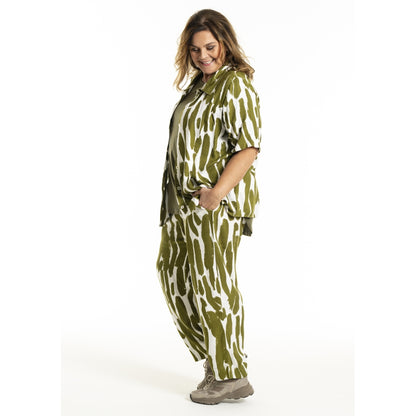Gozzip Woman GMarlene Blouse Blouse Olive Print