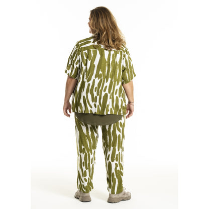 Gozzip Woman GMarlene Blouse Blouse Olive Print