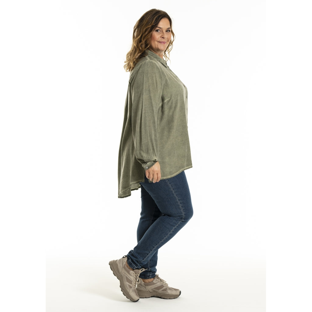 Gozzip Woman GMay Shirt Shirt Olive