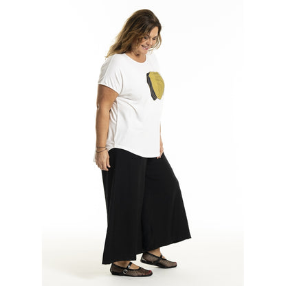 Gozzip Woman GMillie Wide Pants Pants Black