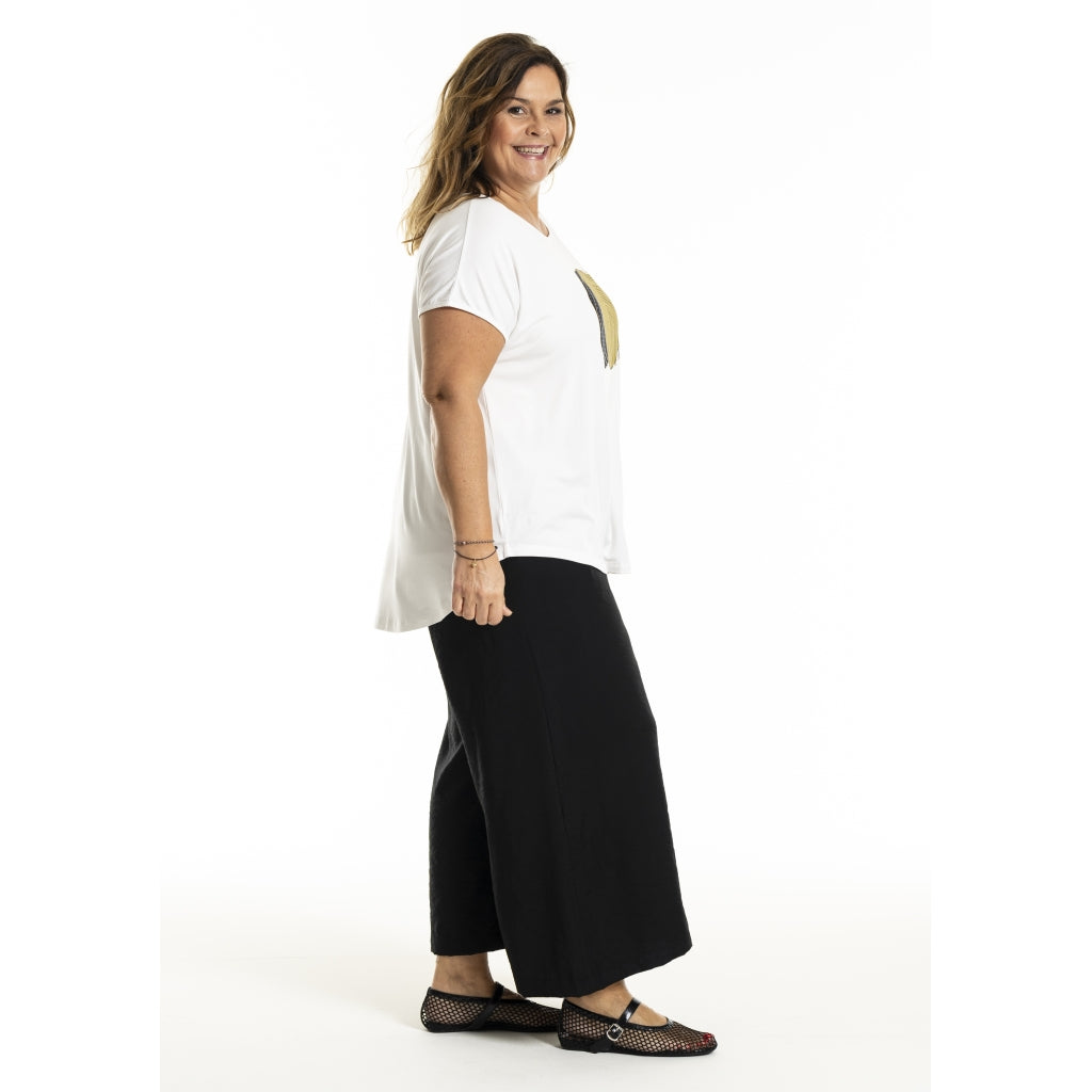 Gozzip Woman GMillie Wide Pants Pants Black
