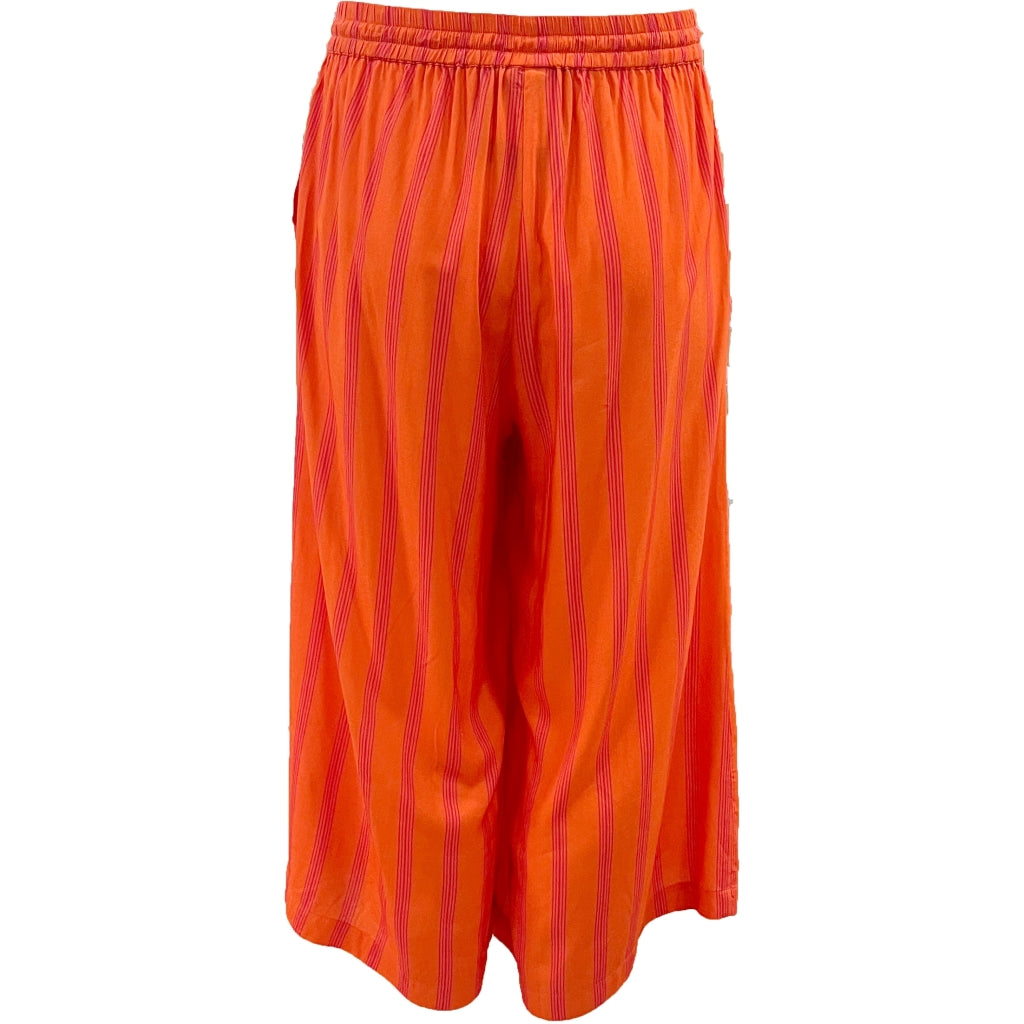 Gozzip Woman GMillie Wide Pants Pants Pink-orange stripe
