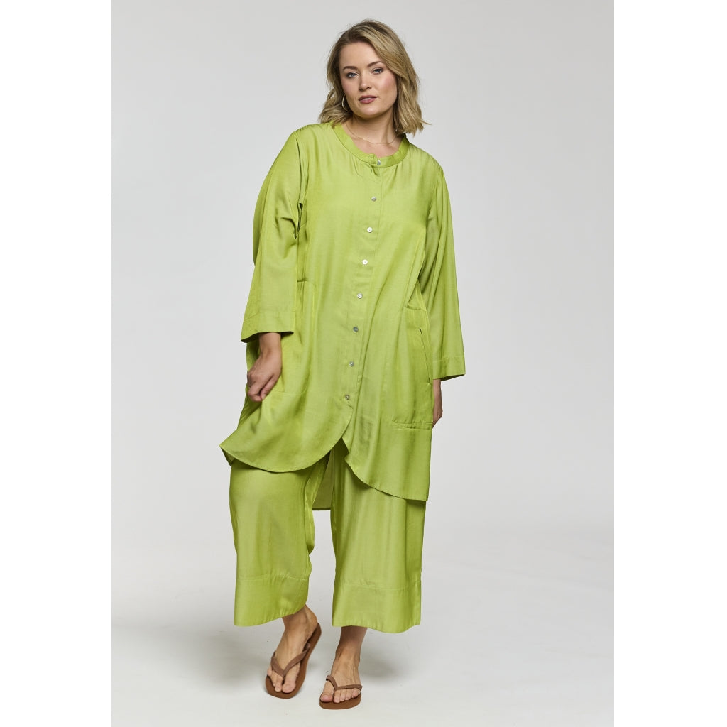 Gozzip Woman GMonna Shirt Tunic Shirt Tunic Lime Green