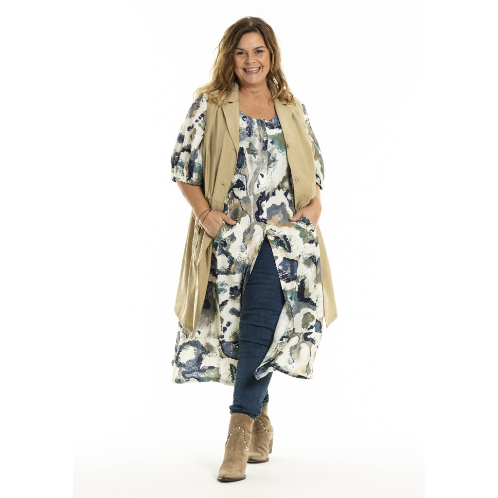 Gozzip Woman GMouna Waistcoat Waistcoat Sand