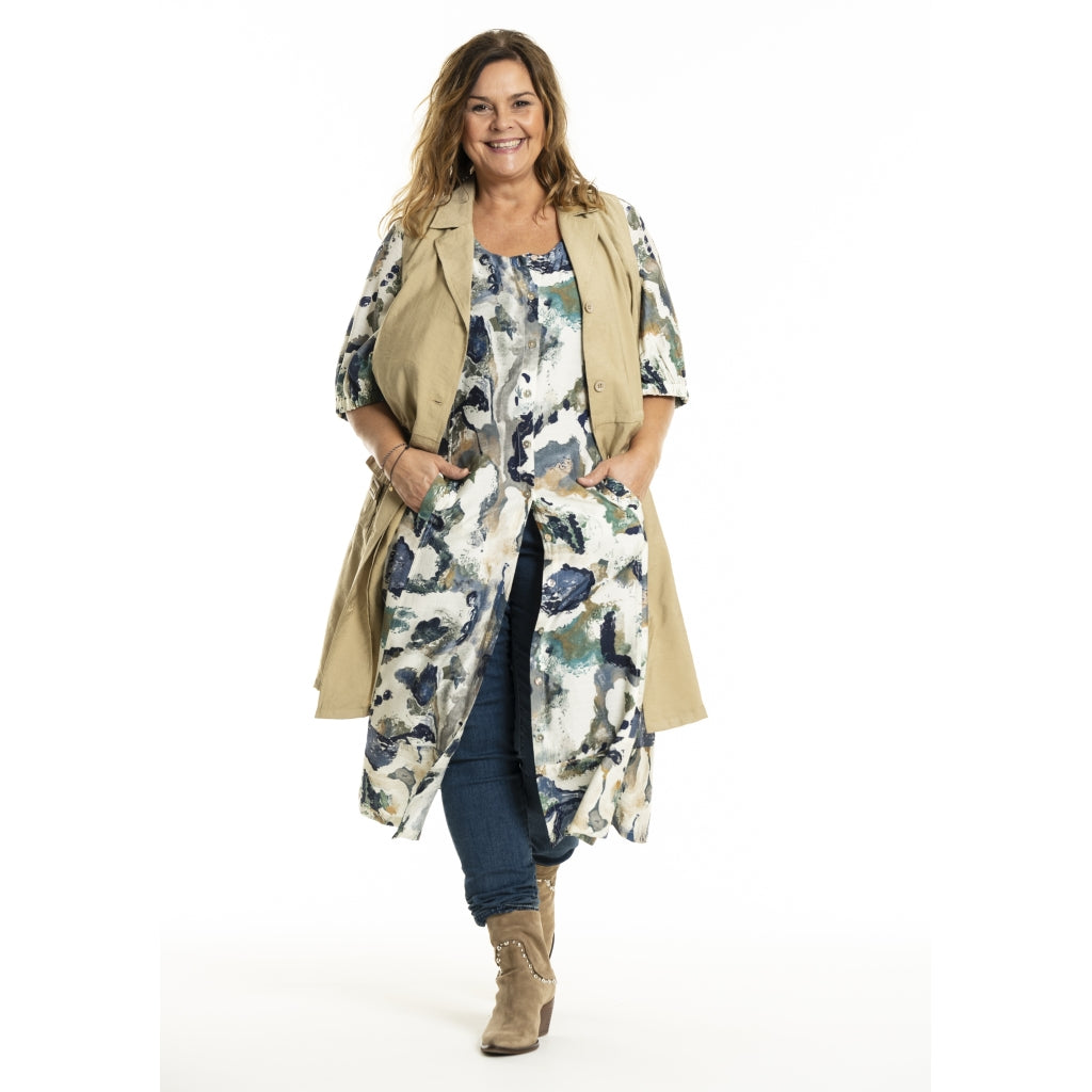 Gozzip Woman GMouna Waistcoat Waistcoat Sand