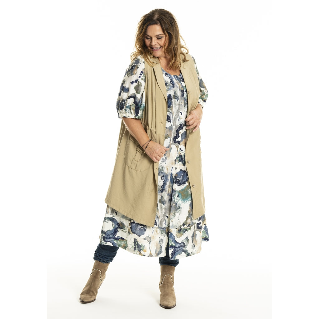 Gozzip Woman GMouna Waistcoat Waistcoat Sand