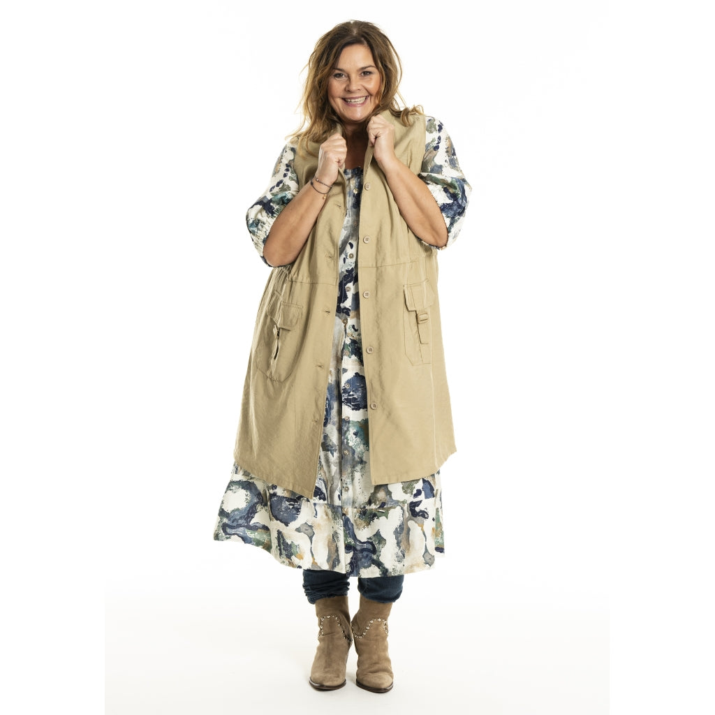 Gozzip Woman GMouna Waistcoat Waistcoat Sand