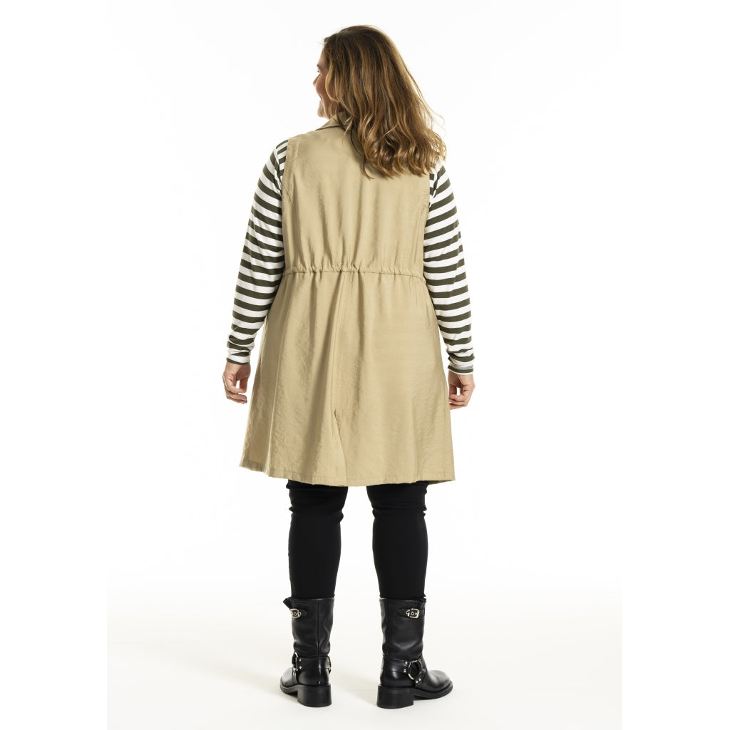 Gozzip Woman GMouna Waistcoat Waistcoat Sand