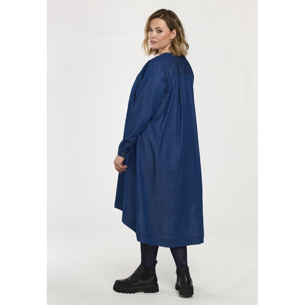 Gozzip Woman GNellie Denim Dress Dress Denim Blue
