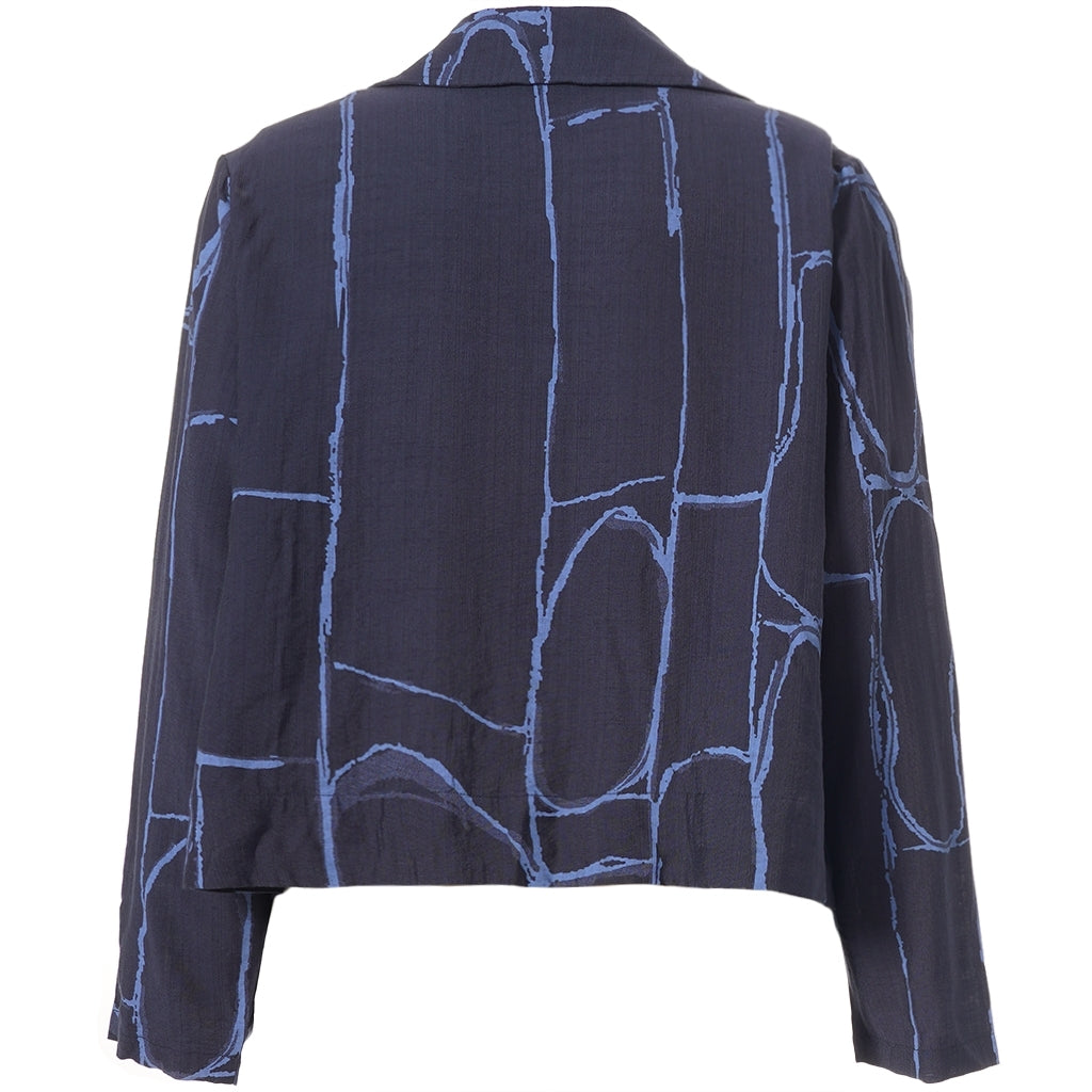 Gozzip Woman GSif Shirt Jacket Shirt Jacket Navy