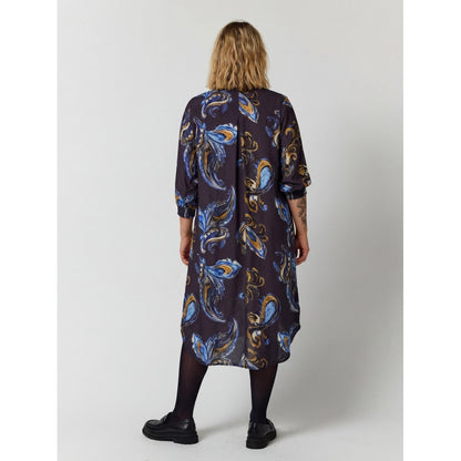 Gozzip Woman GValdis Dress Dress Blue print