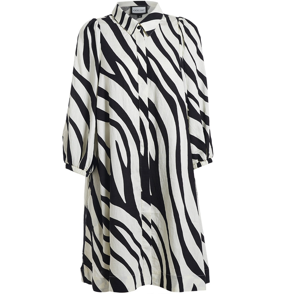 Gozzip Woman GWilma Dress Dress Black/Offwhite