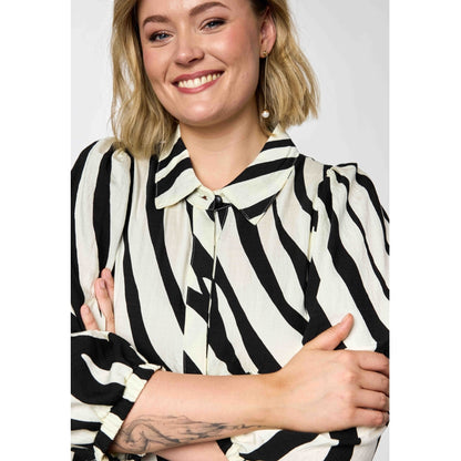 Gozzip Woman GWilma Dress Dress Black/Offwhite