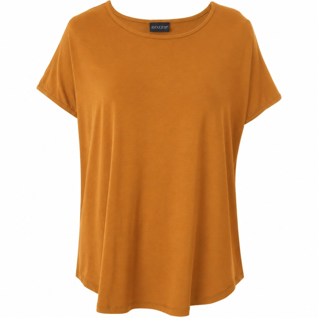 Gozzip Woman Gitte T-shirt T-Shirt Mustard
