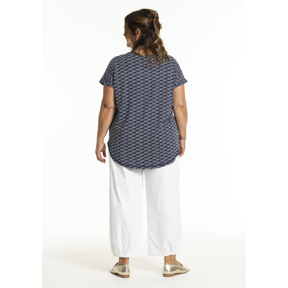 Gozzip Woman Gitte T-shirt with print T-Shirt Navy Print