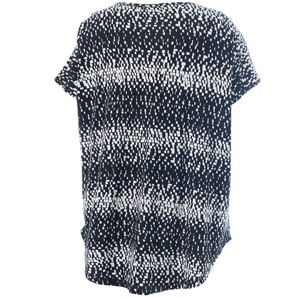 Gozzip Woman Gitte T-shirt with print T-Shirt Black/White