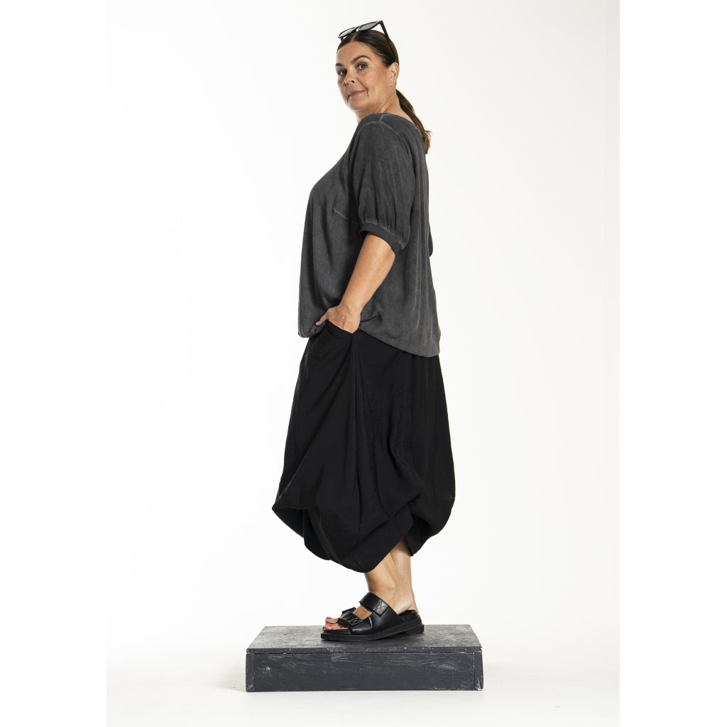 Gozzip Woman Glena Blouse Blouse Washed black