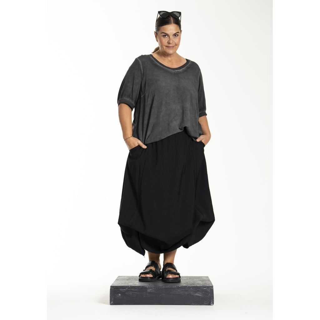 Gozzip Woman Glena Blouse Blouse Washed black