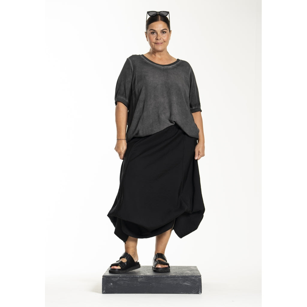 Gozzip Woman Glena Blouse Blouse Washed black