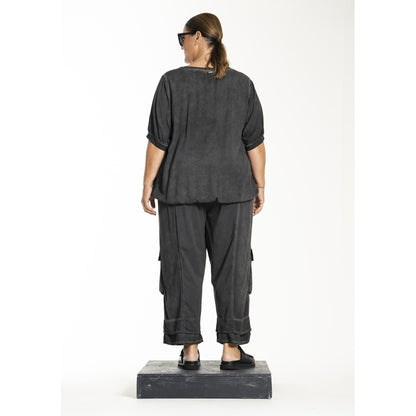 Gozzip Woman Glena Blouse Blouse Washed black