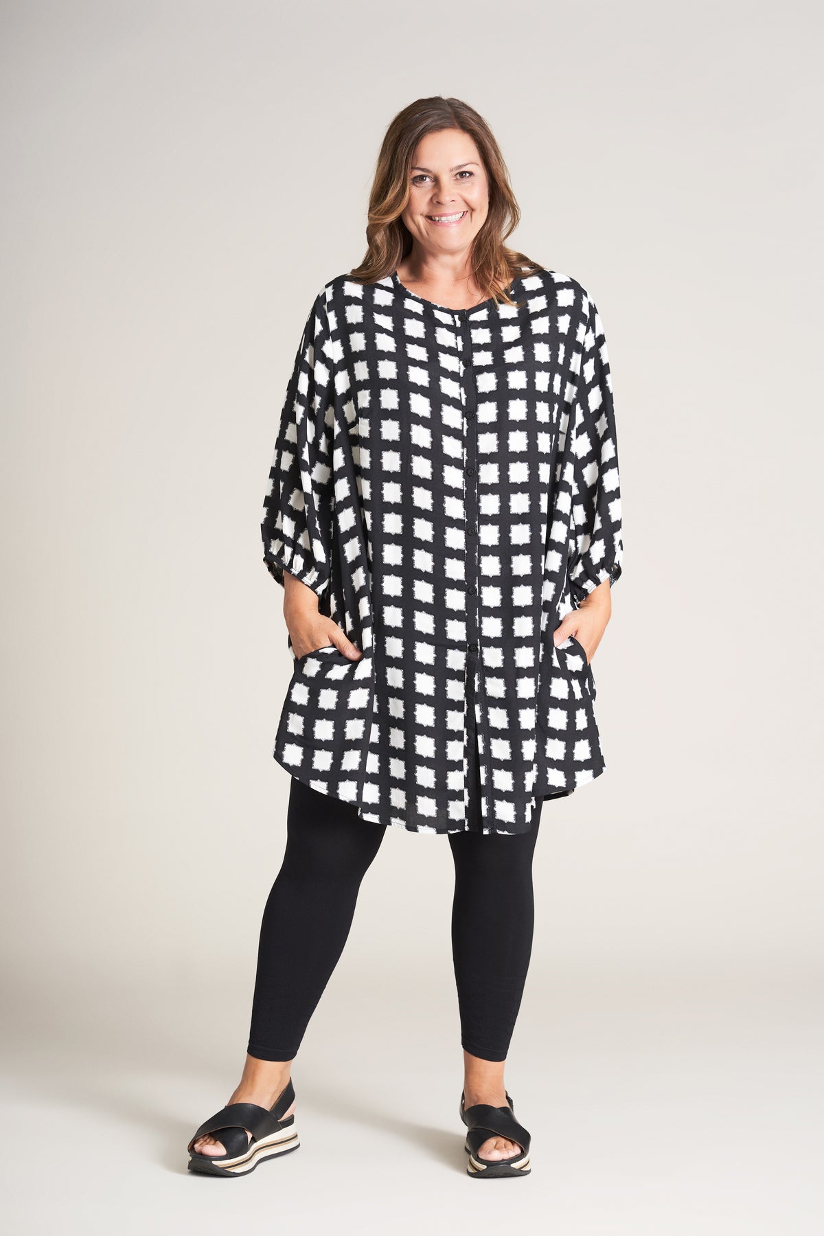 Gozzip Woman Jane Leggings - Flere farver Leggings Black